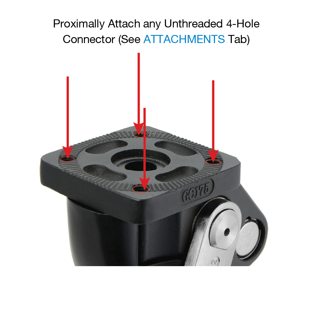 DAW Original 4-Hole Top Knee Proximal Attachment