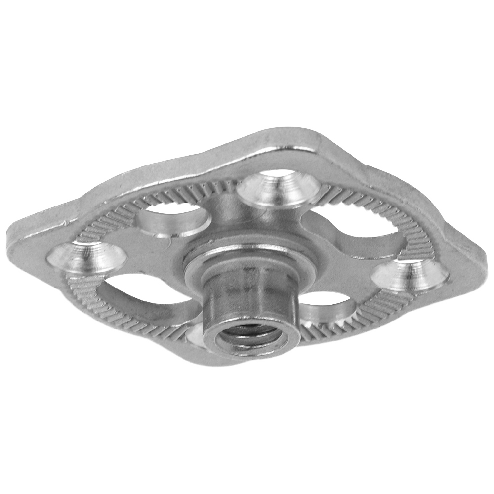Knee-Top Socket Connector Plate, Stainless Steel